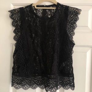 Zara lace top